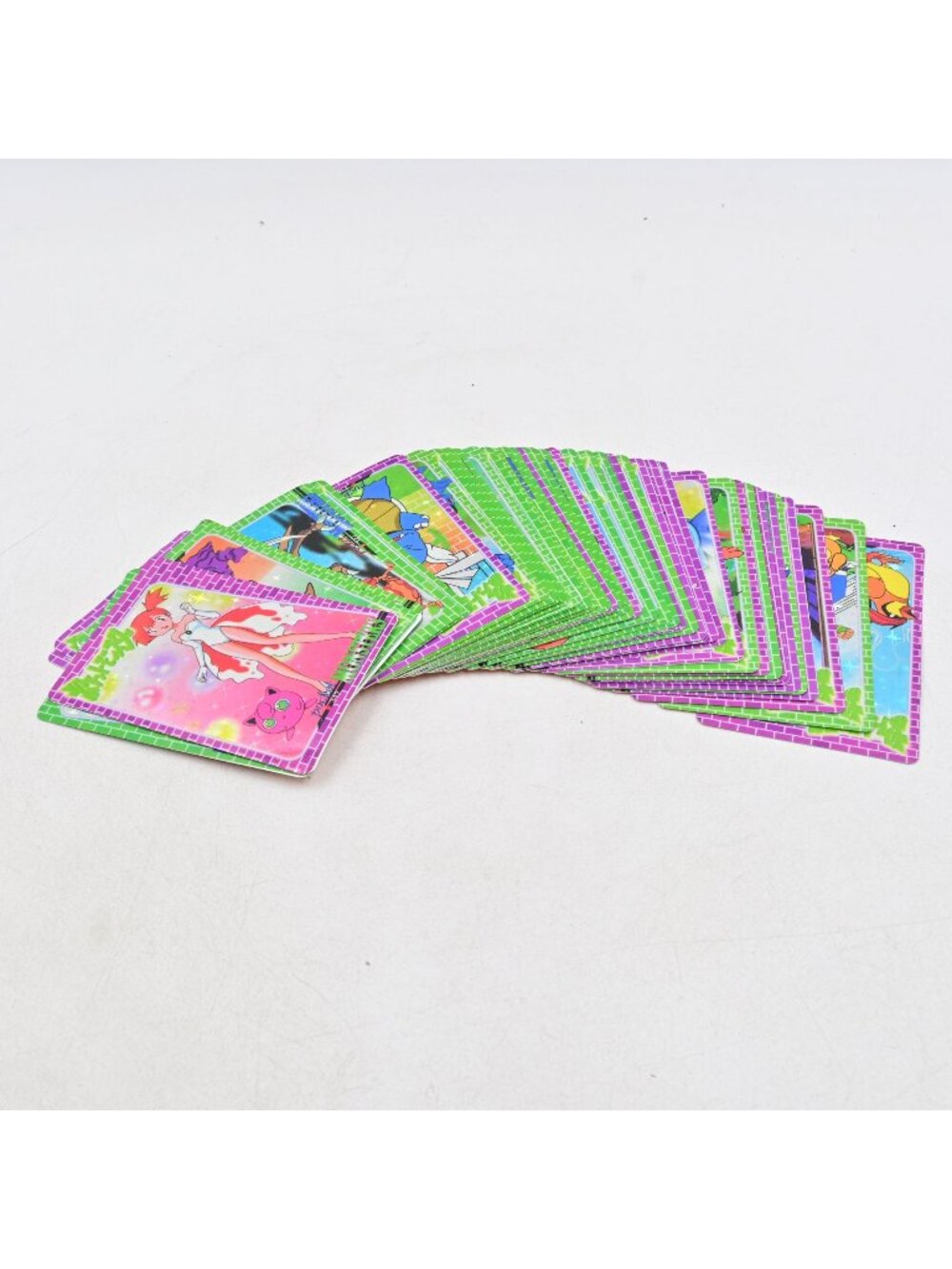 Japan Pocket Monsters Pokemon Holographic Vending Stickers Set Of 50